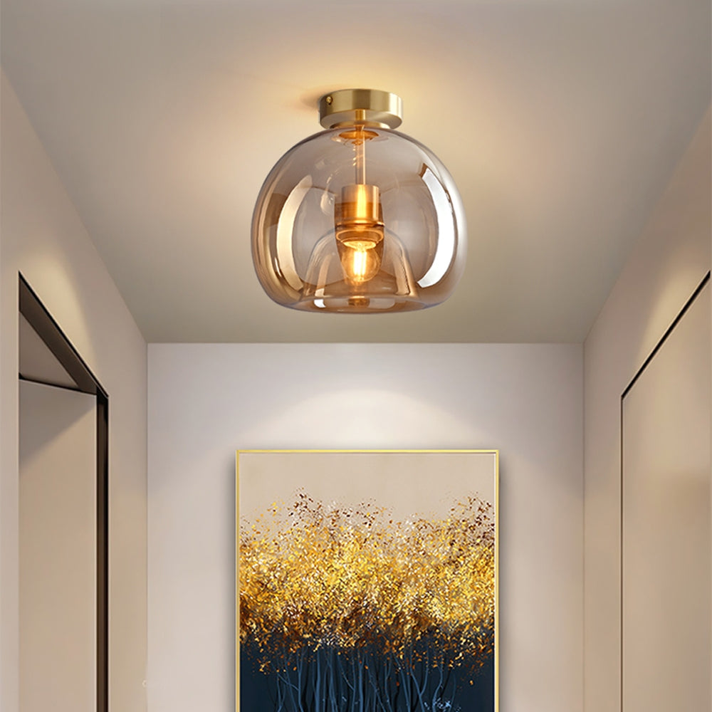 Otis Retro Bubble Glass Ceiling Light