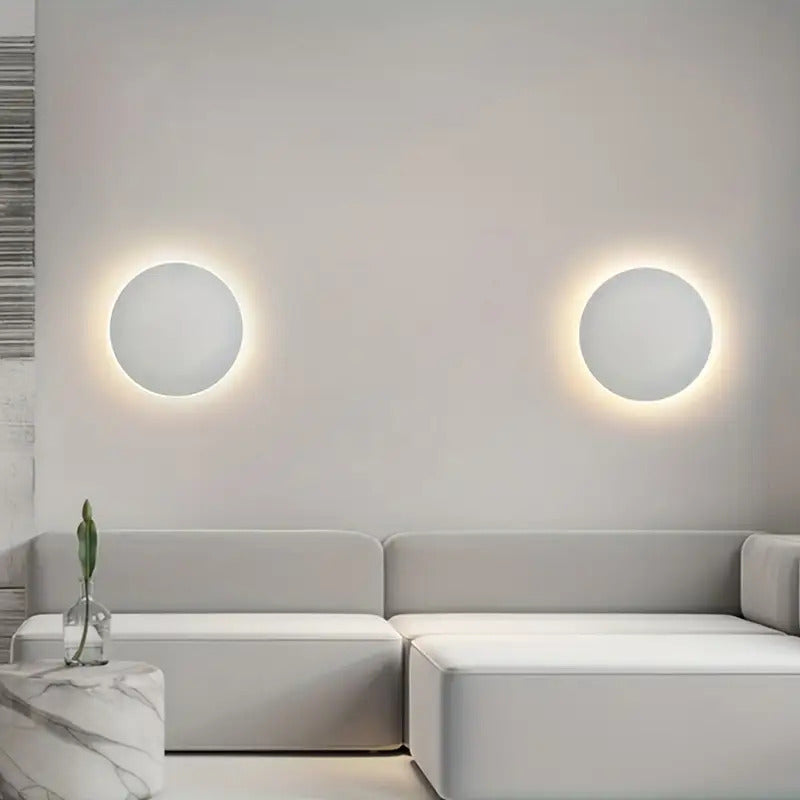 Round Halo LED Wall Light