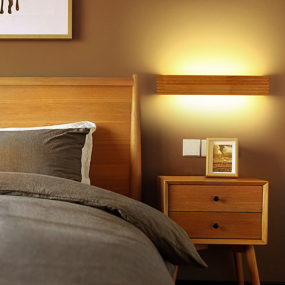 Sami Linear Wood LED Wall Light
