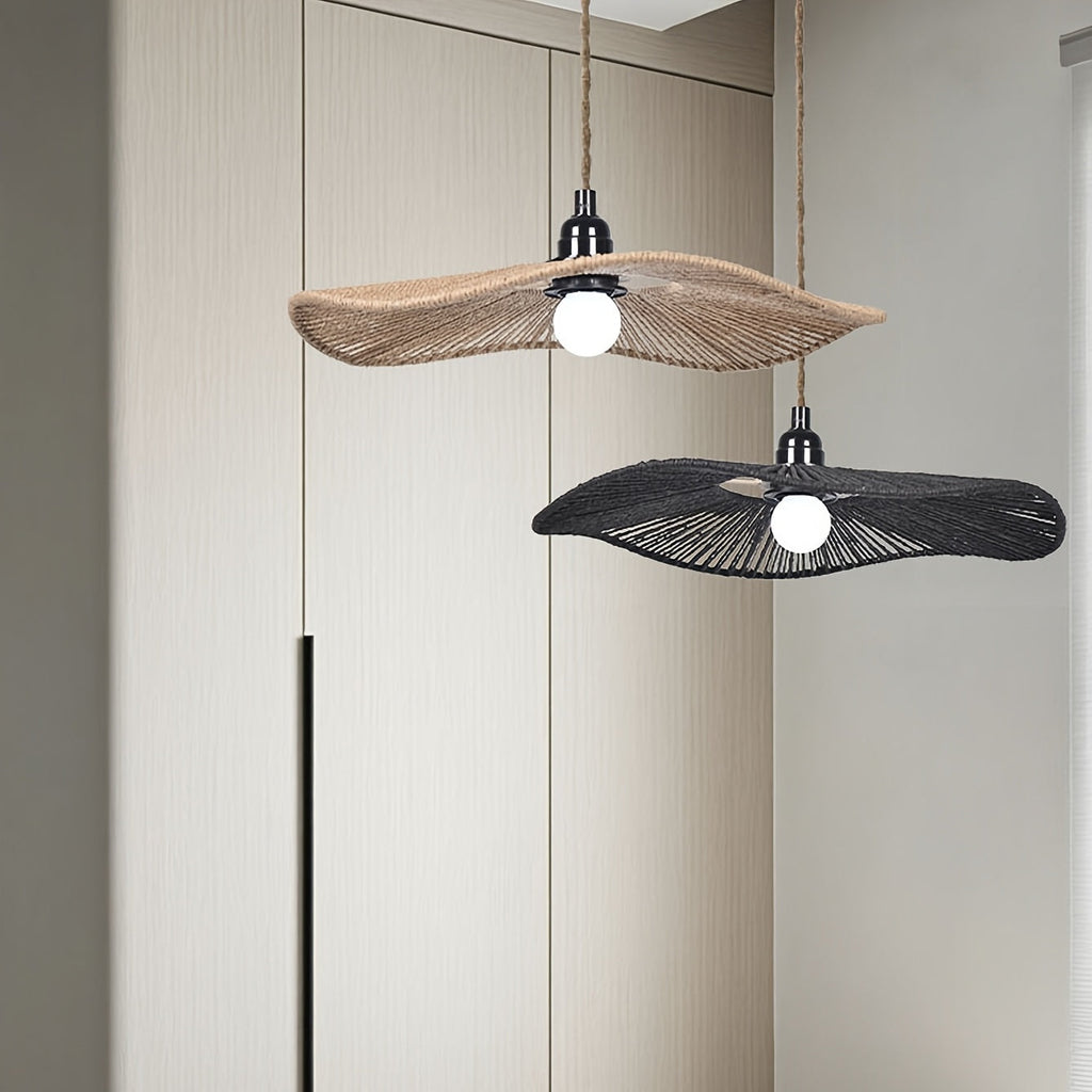 Wave Paper Rope Pendant Lampshade