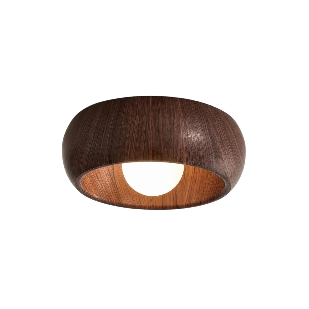 Alba Minimalist Wooden LED Ceiling Light