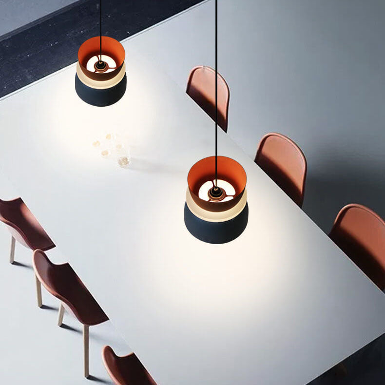 Macaron Two-Tone Metal Pendant Light