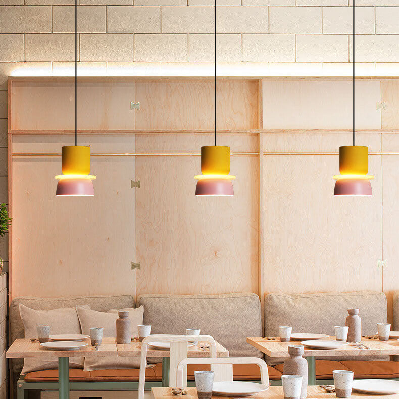 Macaron Two-Tone Metal Pendant Light