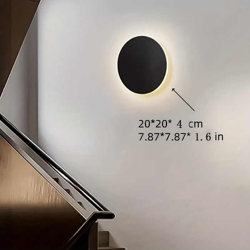 Round Halo LED Wall Light