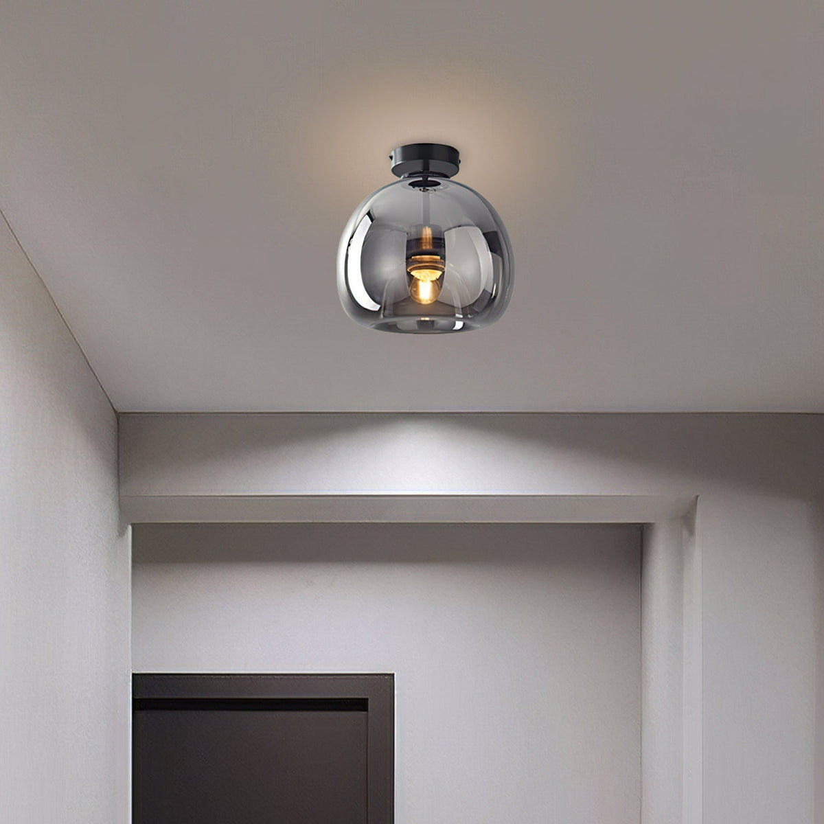 Otis Retro Bubble Glass Ceiling Light