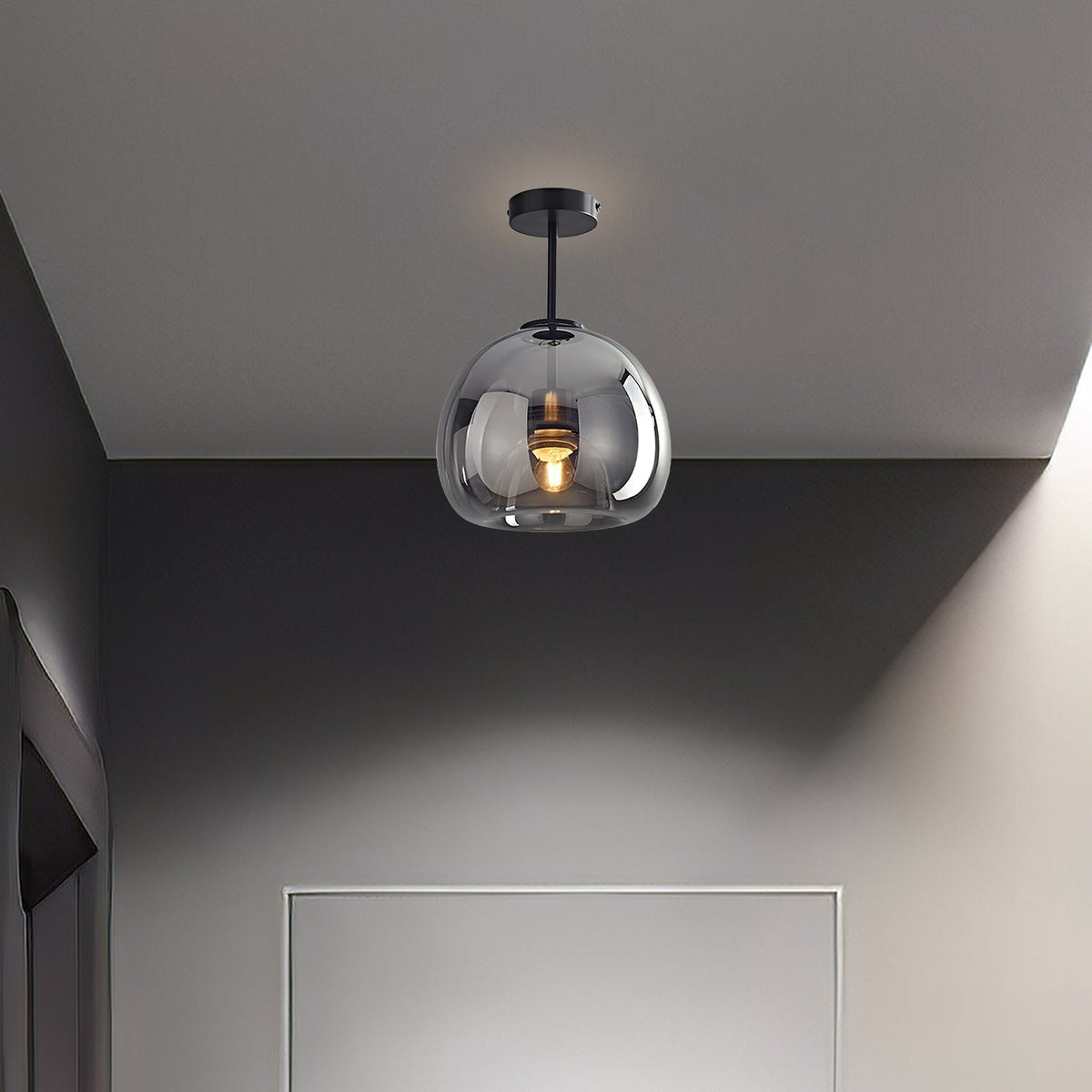 Otis Retro Bubble Glass Ceiling Light