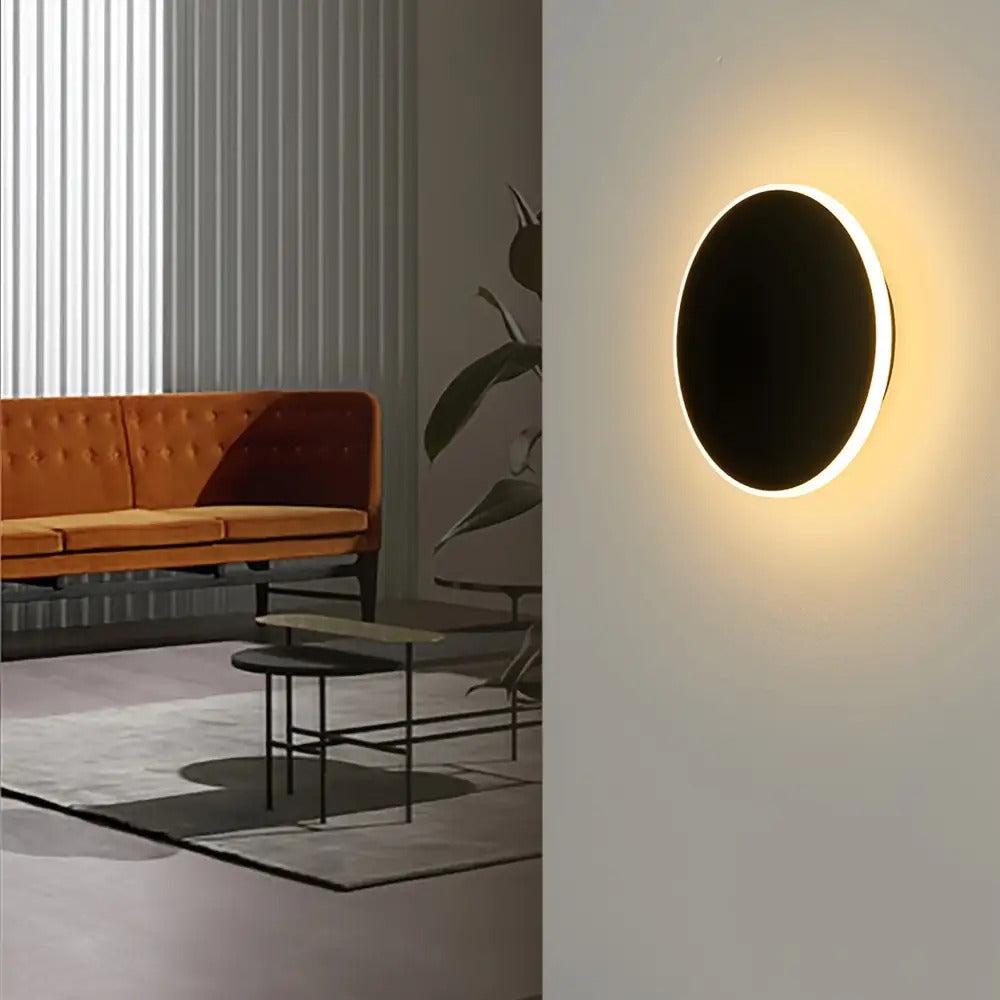 Round Halo LED Wall Light