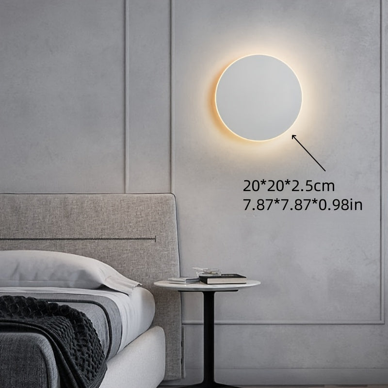 Round Halo LED Wall Light