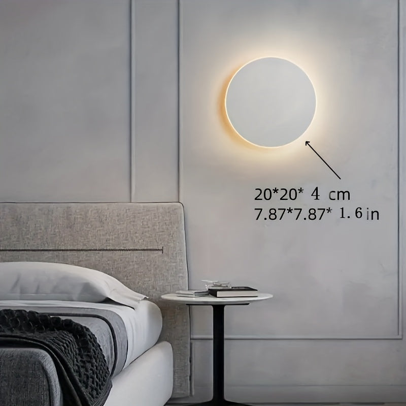 Round Halo LED Wall Light