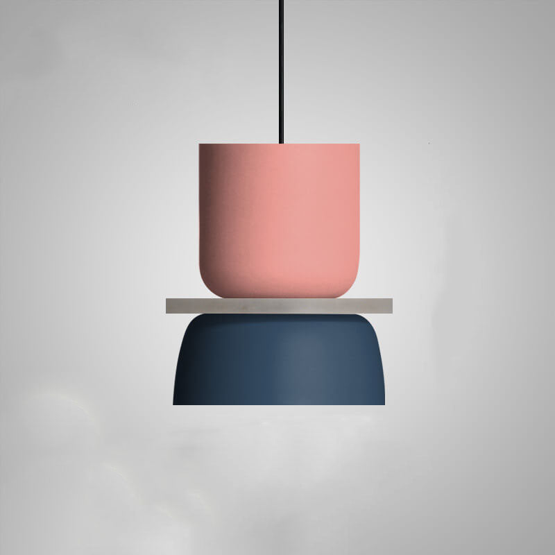 Macaron Two-Tone Metal Pendant Light