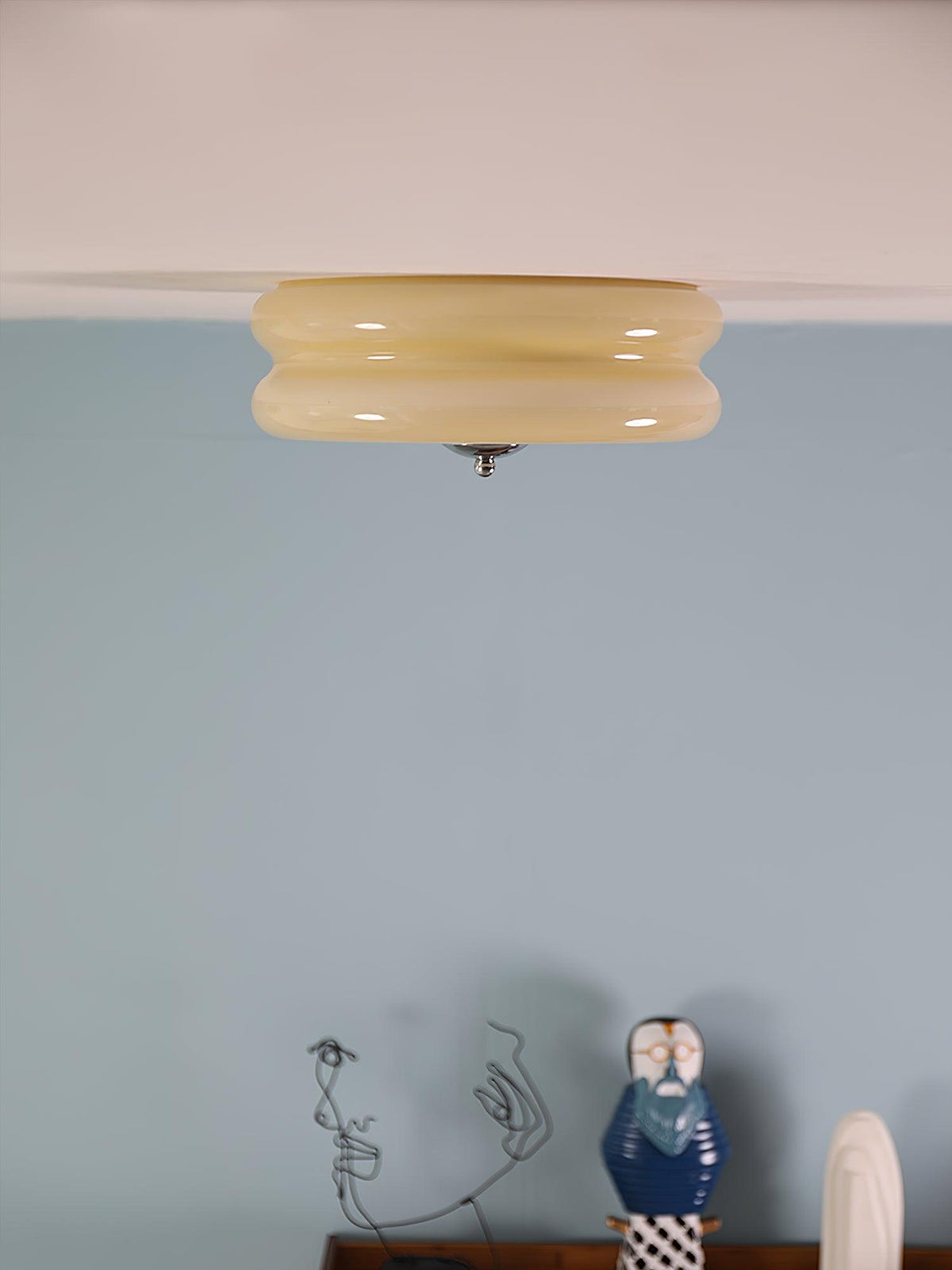 Eirinine Ceiling Light Art Deco Vintage Glass
