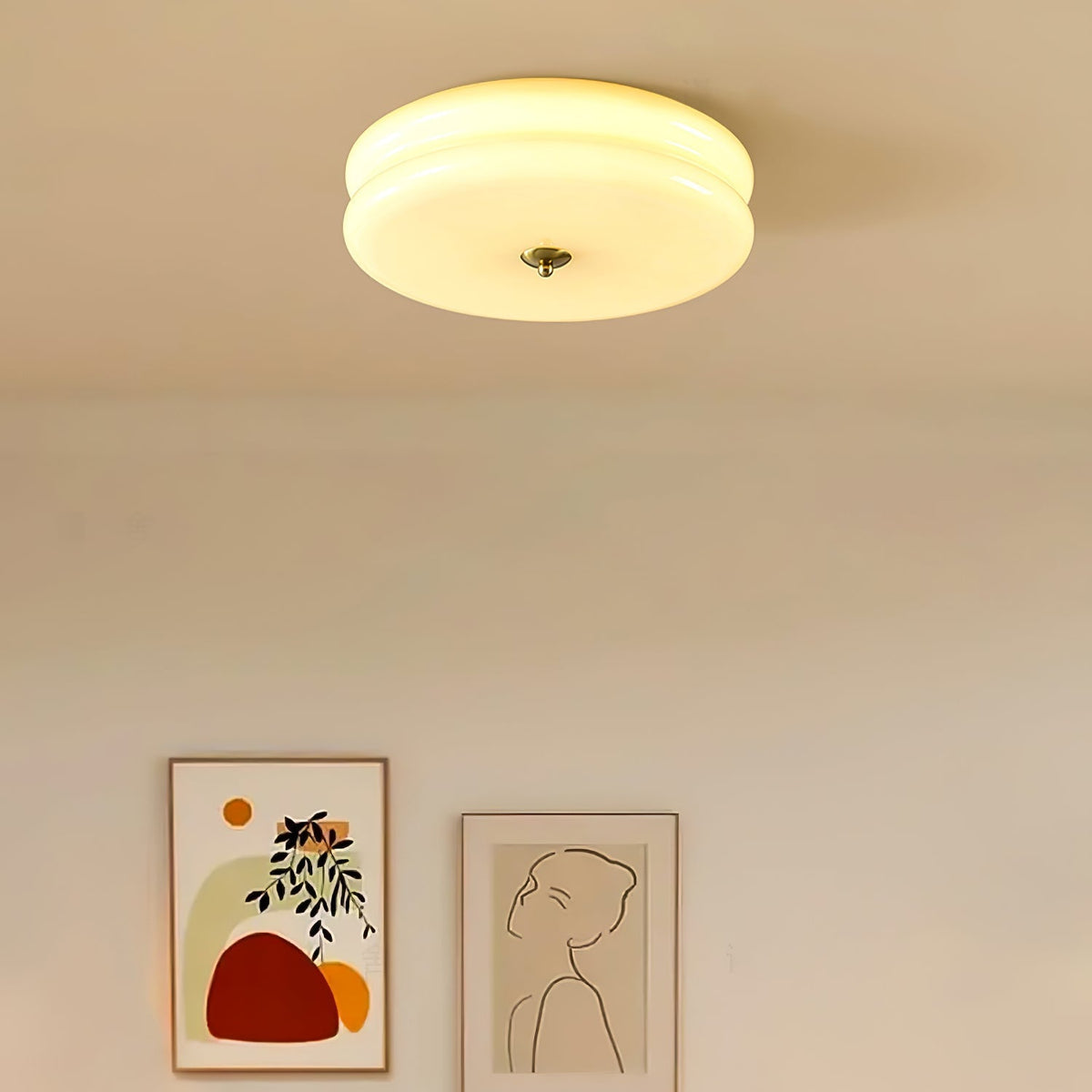 Eirinine Ceiling Light Art Deco Vintage Glass