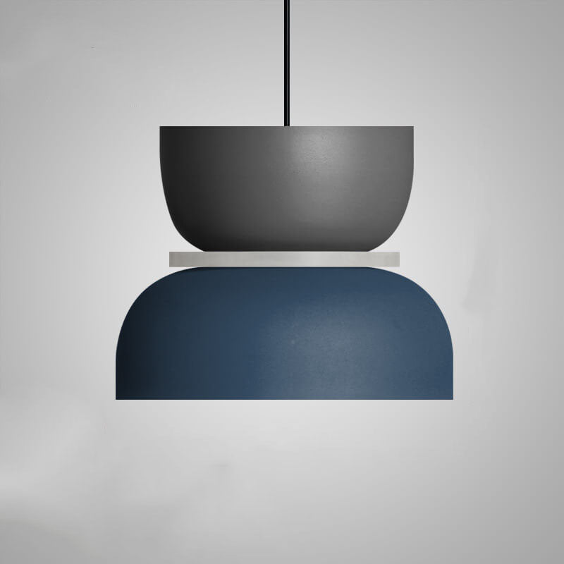 Macaron Two-Tone Metal Pendant Light