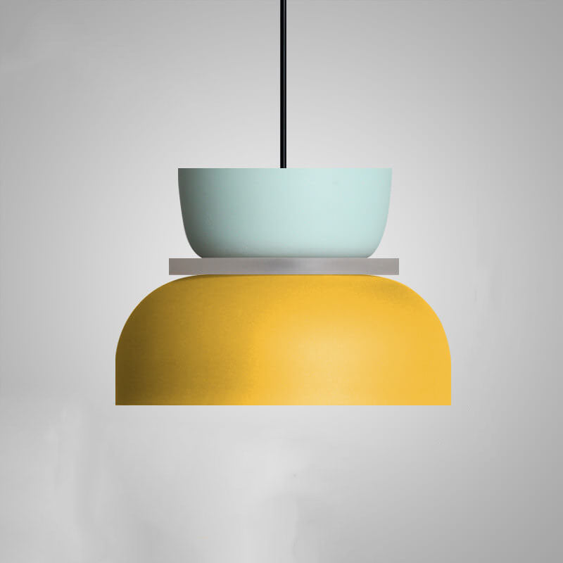 Macaron Two-Tone Metal Pendant Light