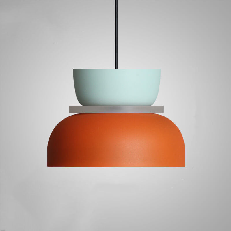 Macaron Two-Tone Metal Pendant Light