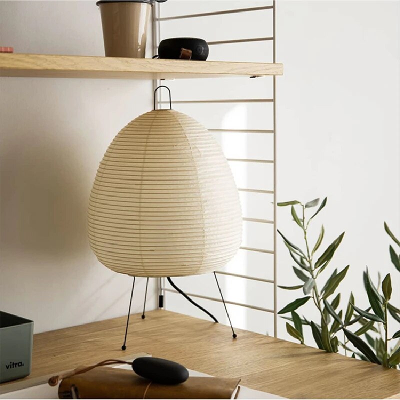 Aiko Rice Paper Tripod Table Lamp