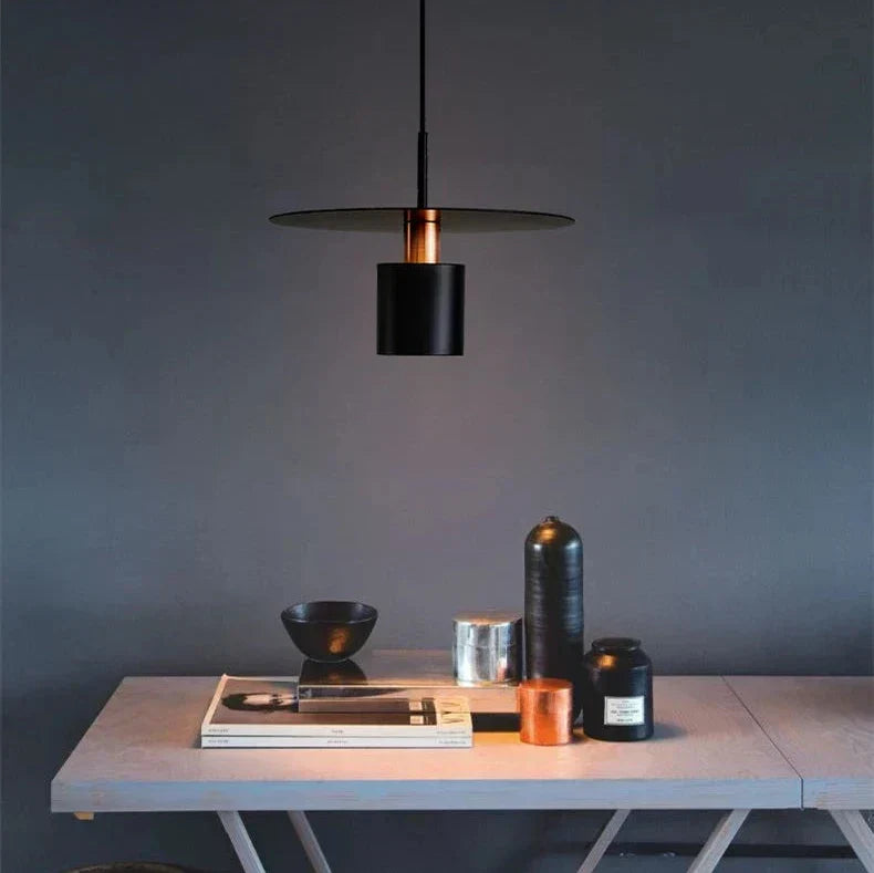 JET Disc & Cylinder Pendant Light