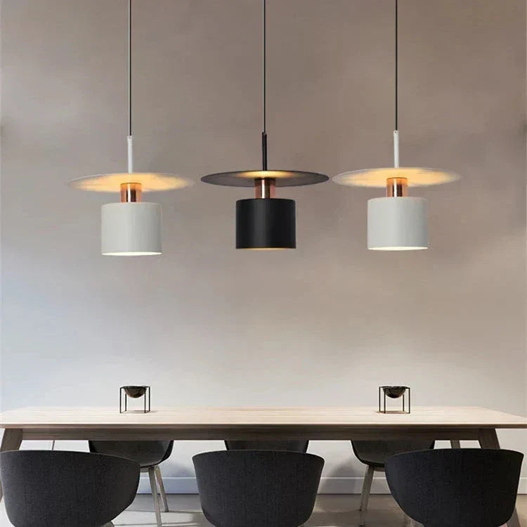 JET Disc & Cylinder Pendant Light