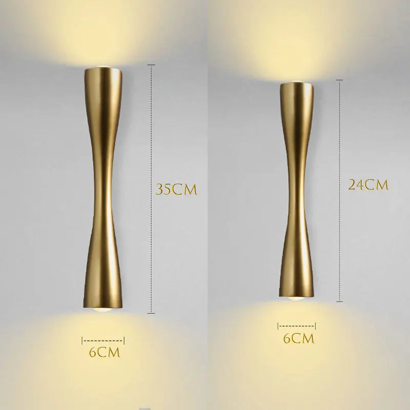 Hourglass Up & Down LED Wall Light