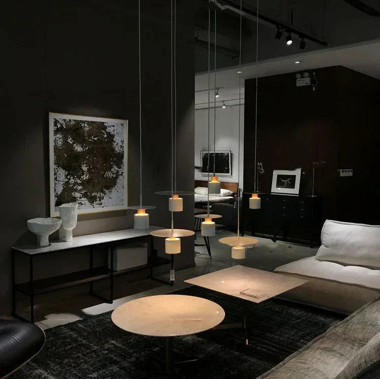 JET Disc & Cylinder Pendant Light