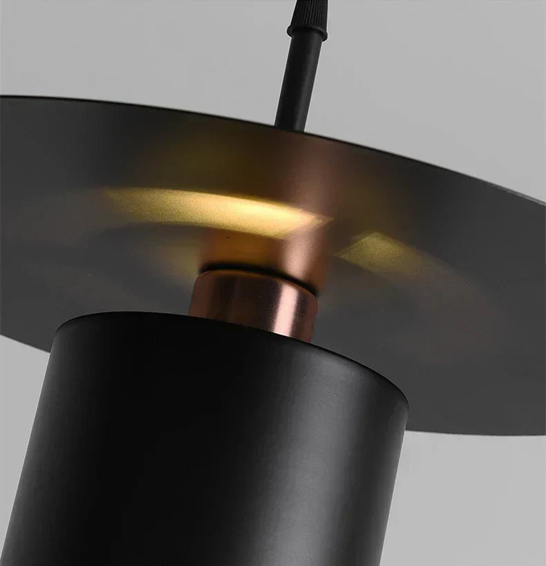 JET Disc & Cylinder Pendant Light
