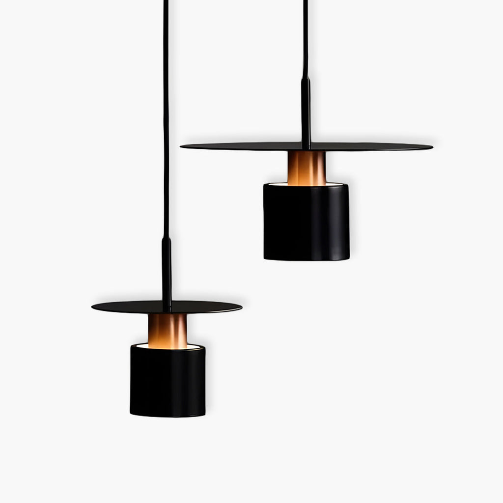 JET Disc & Cylinder Pendant Light