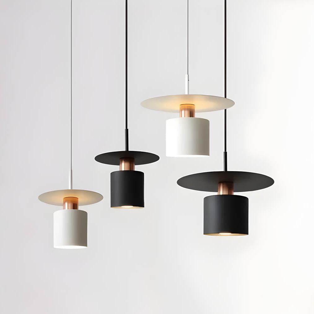 JET Disc & Cylinder Pendant Light