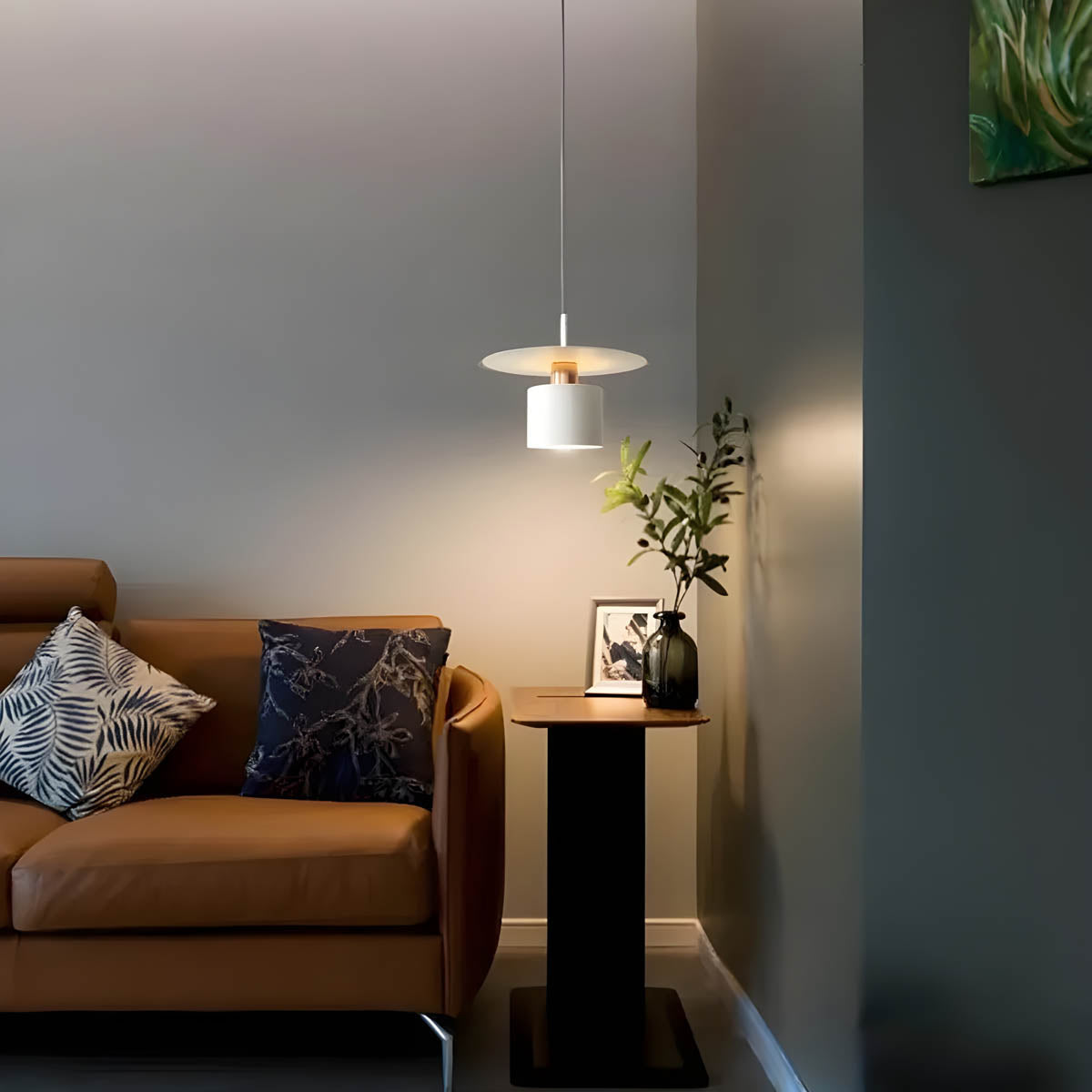 JET Disc & Cylinder Pendant Light