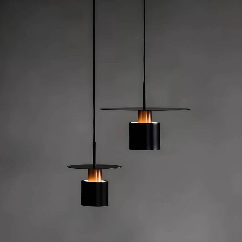 JET Disc & Cylinder Pendant Light