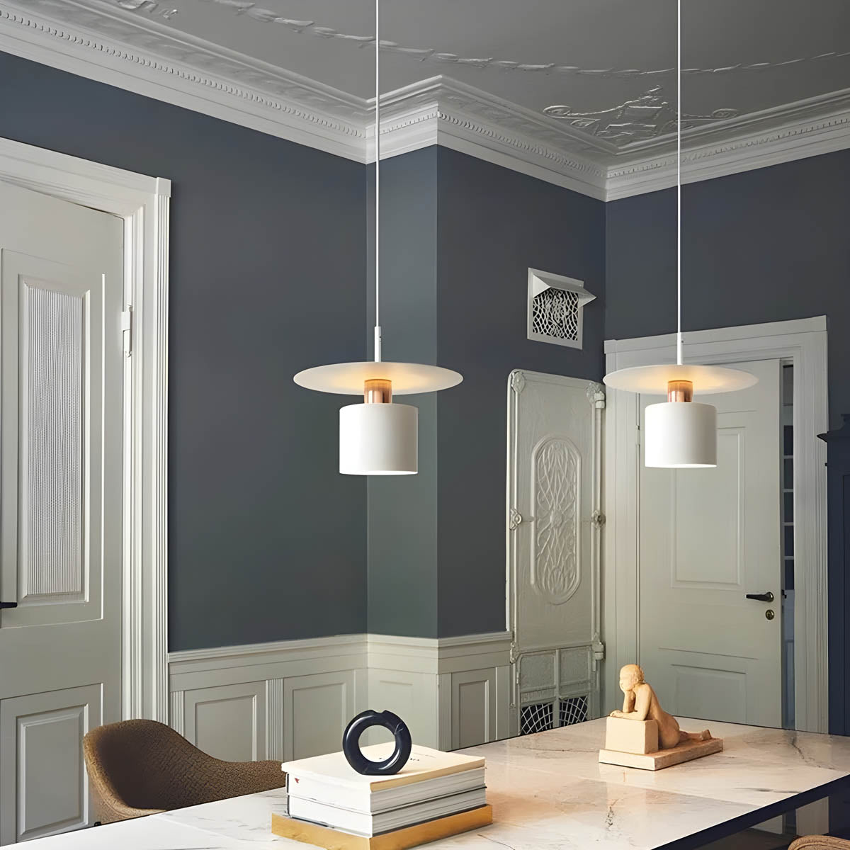 JET Disc & Cylinder Pendant Light