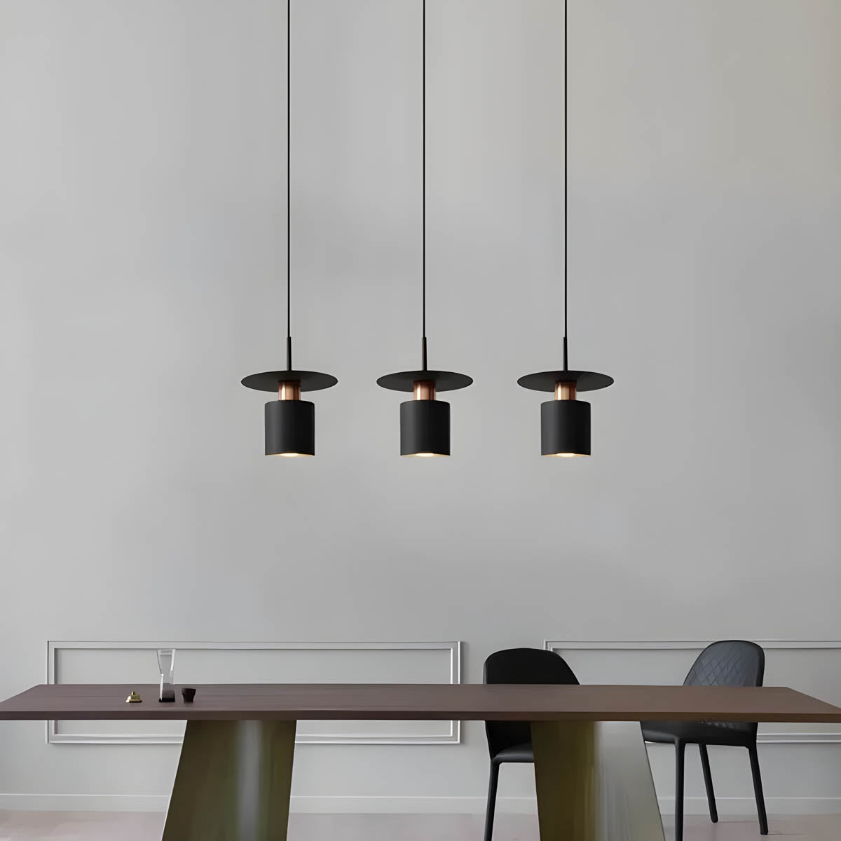 JET Disc & Cylinder Pendant Light
