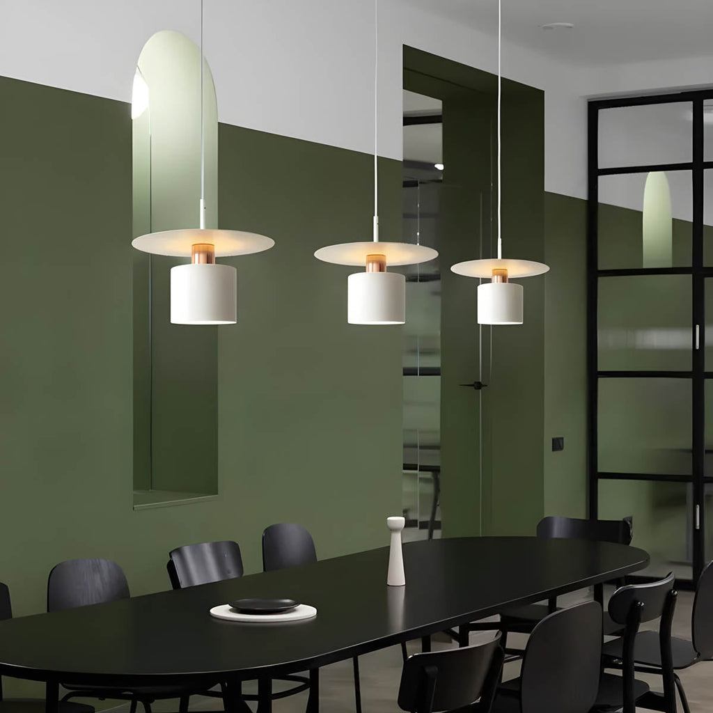 JET Disc & Cylinder Pendant Light