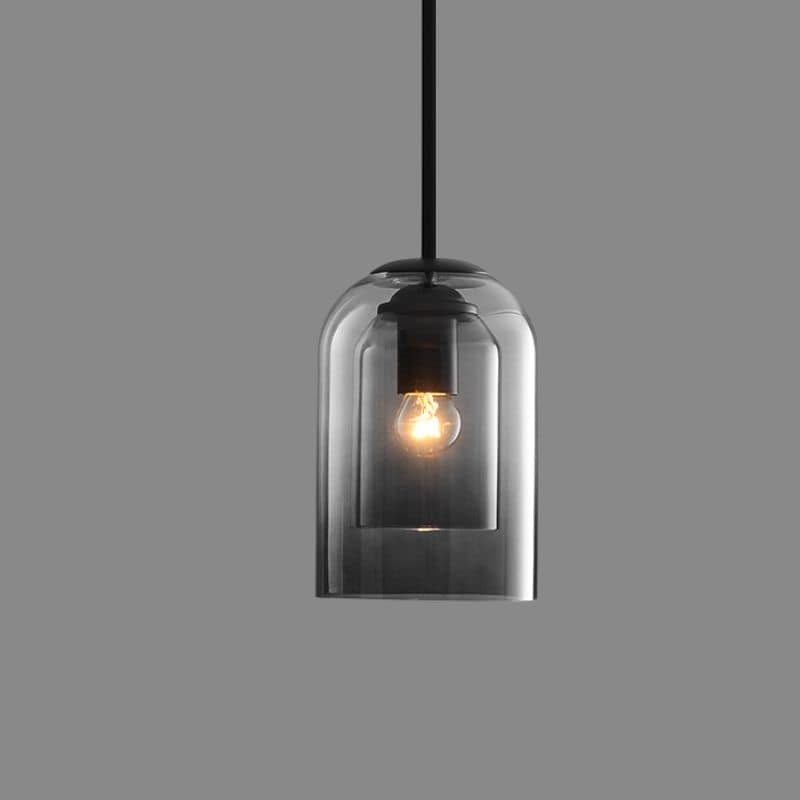 Mica Double Glass Pendant Light