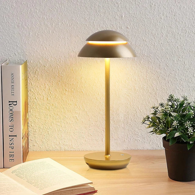 PowerLuxe Rechargeable Dome Table Lamp