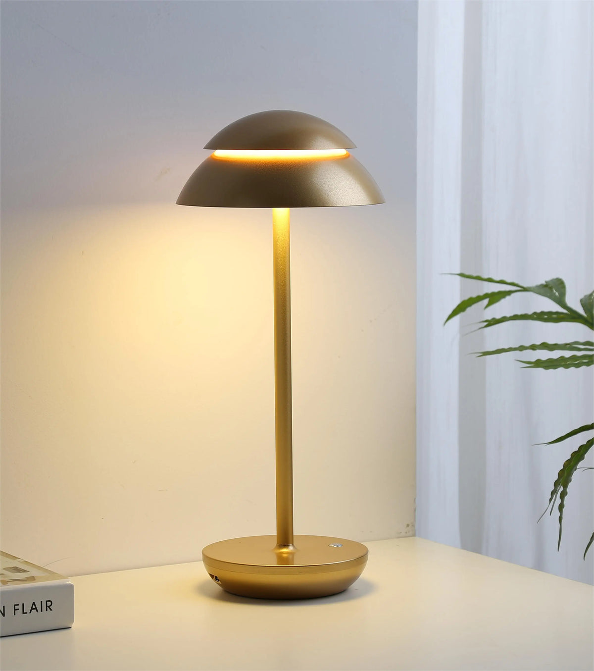 PowerLuxe Rechargeable Dome Table Lamp