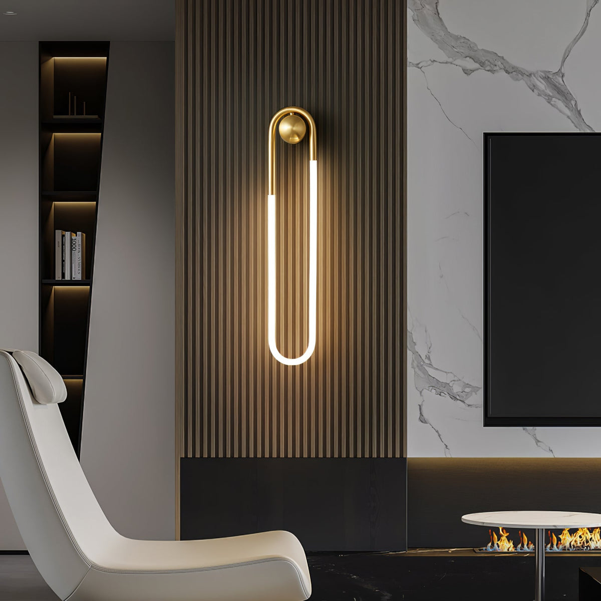 Long Loop LED Wall Light