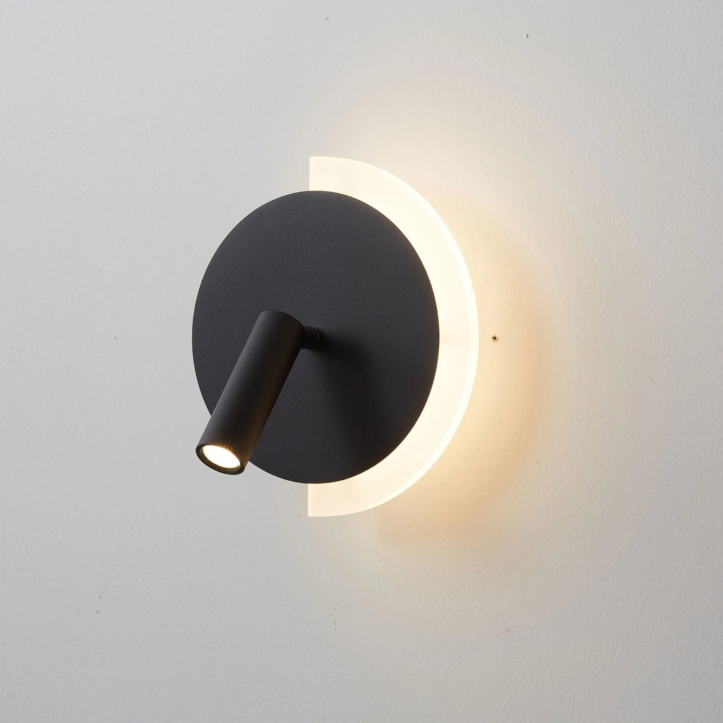 Lunaspot Circular LED Bedside Reading Light