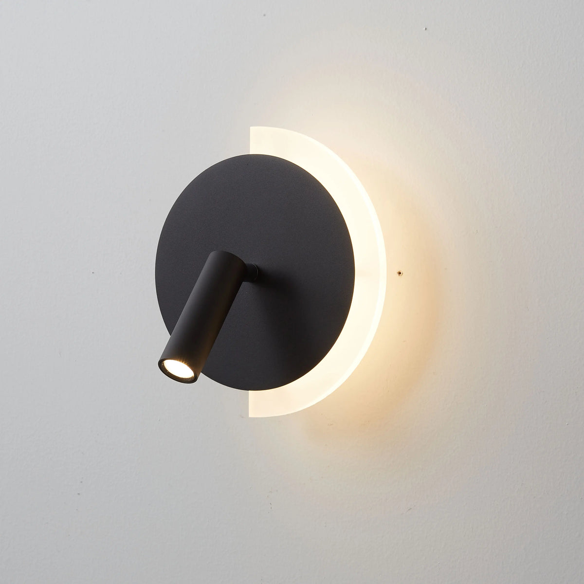 Lunaspot Circular LED Bedside Reading Light