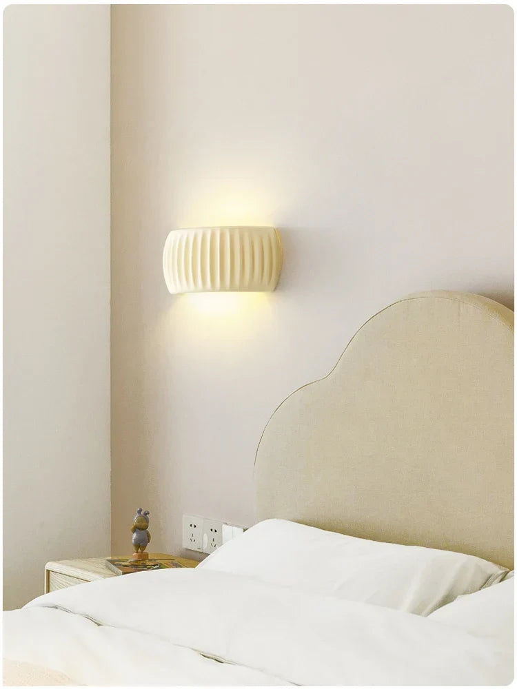 Textured Resin Up & Down Wall Light