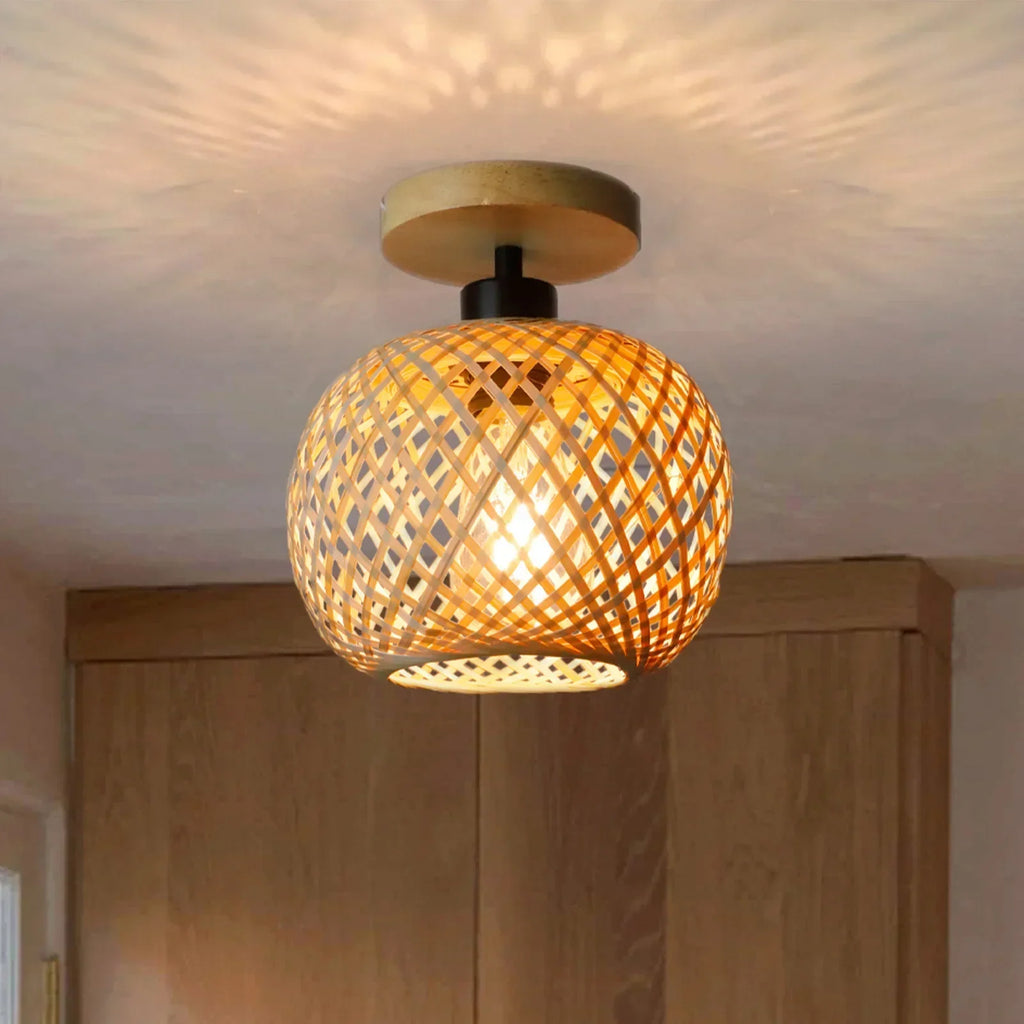 Natura Handwoven Bamboo Pendant & Ceiling Light