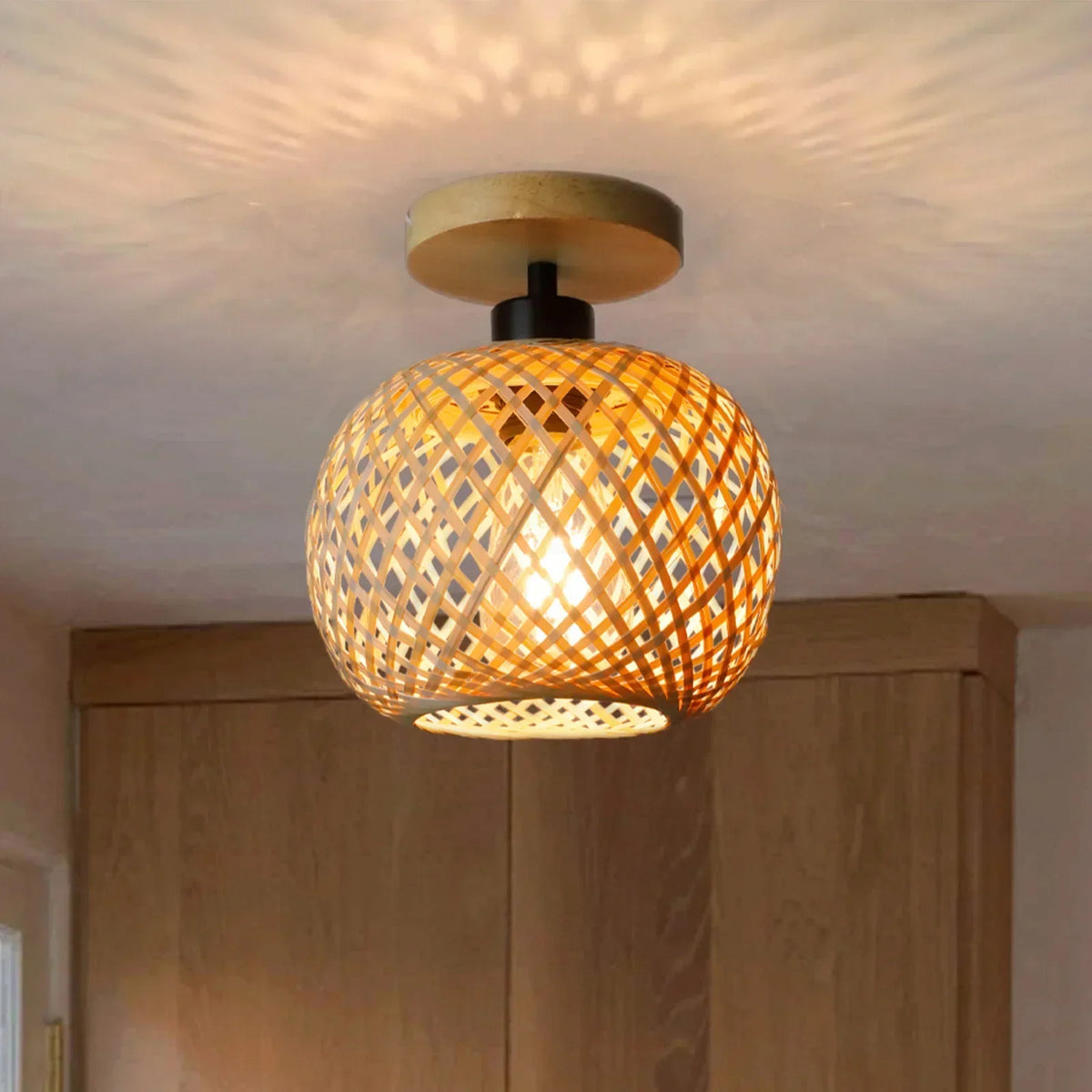 Natura Handwoven Bamboo Pendant & Ceiling Light