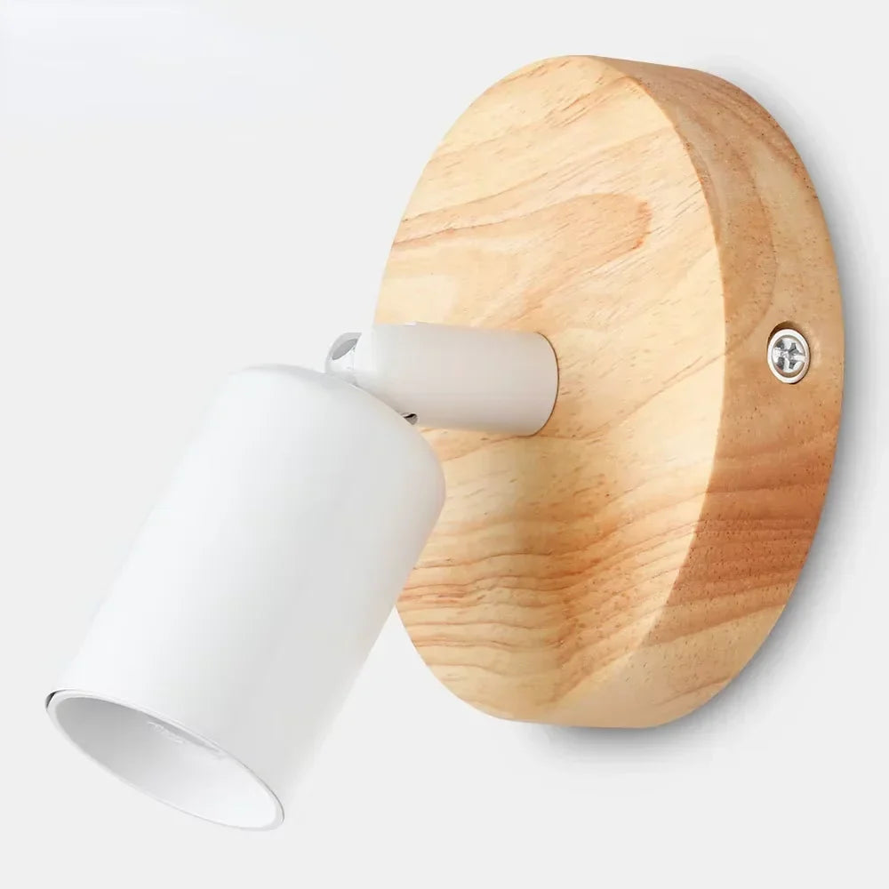Ole Adjustable Wood & Metal Wall Sconce