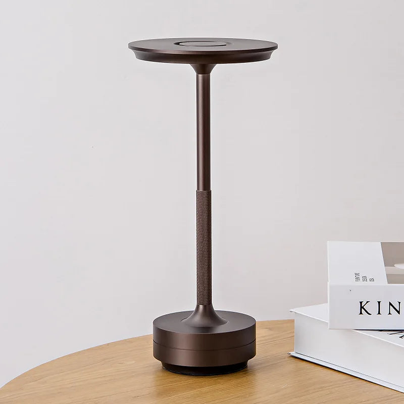 Rechargeable Disc Shade Table Lamp