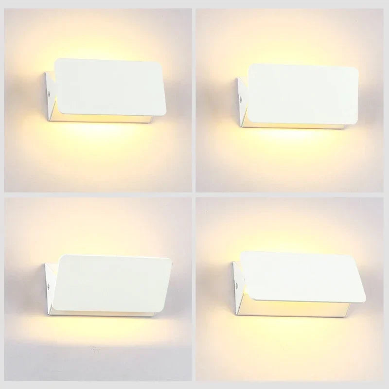 White Rectangular LED Wall Light