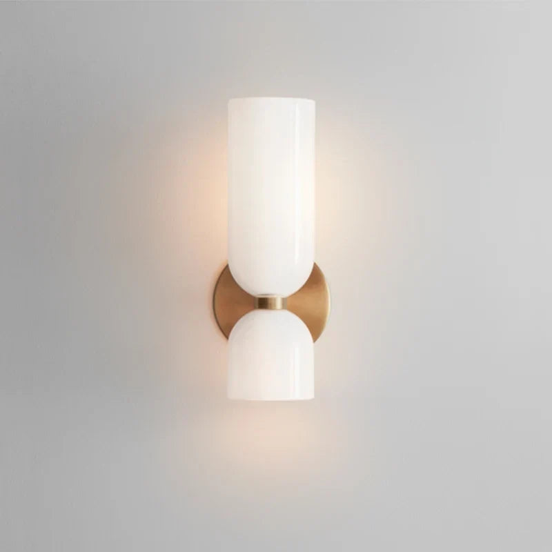 Nordic Tubular Glass Wall Light