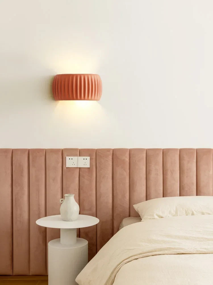 Textured Resin Up & Down Wall Light
