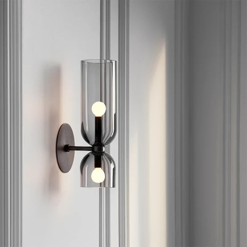 Nordic Tubular Glass Wall Light