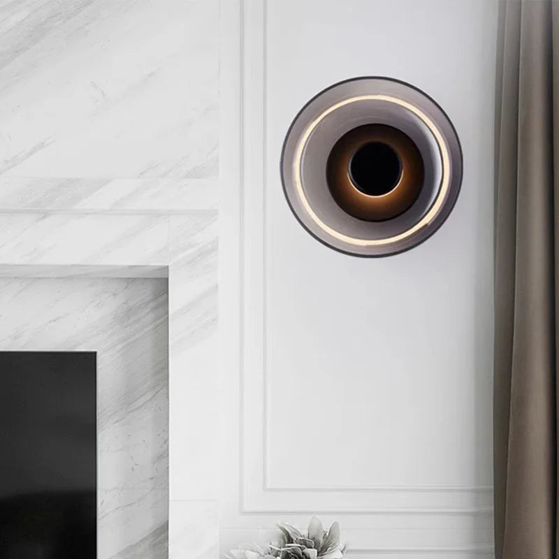 Nordic Round Glass LED Wall Light