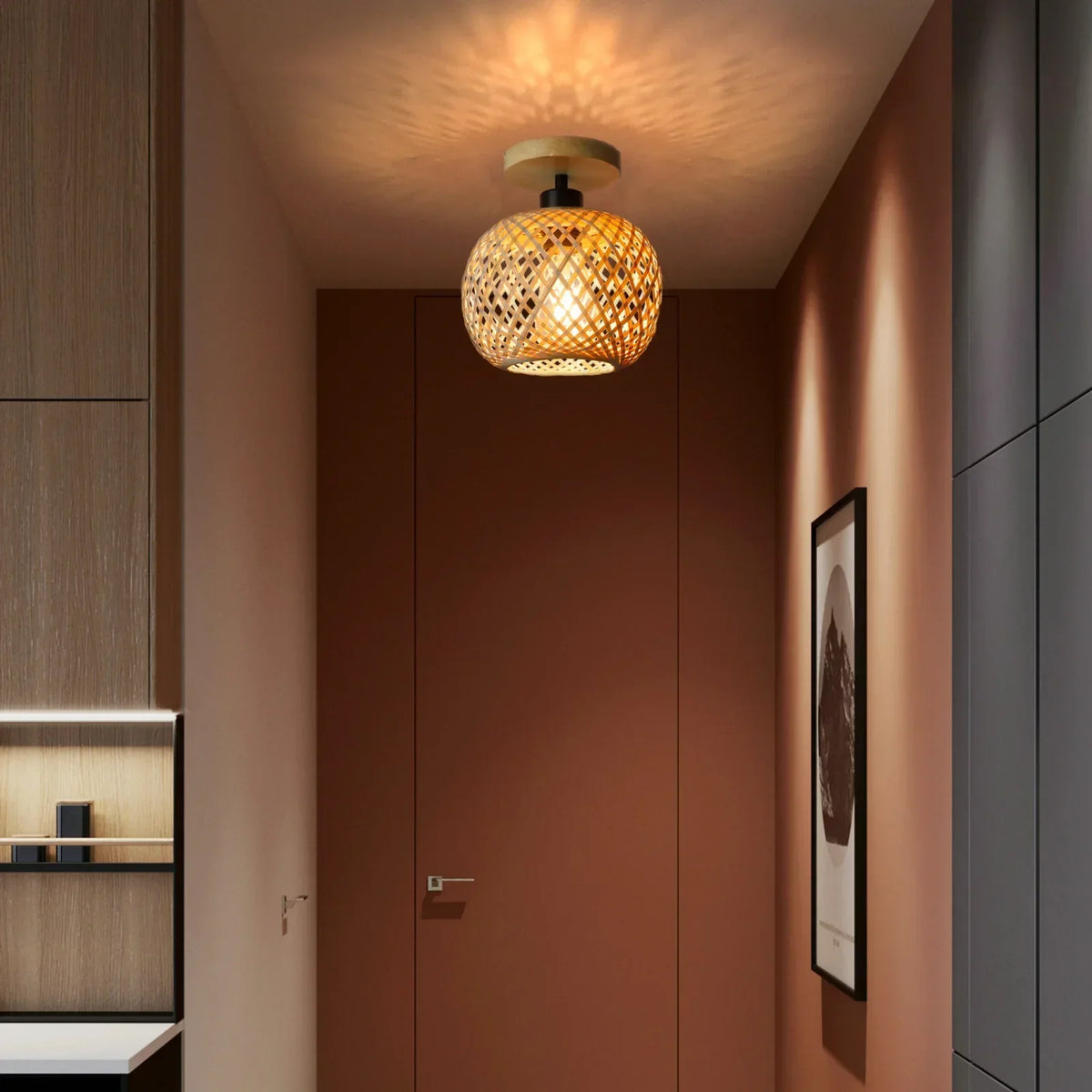 Natura Handwoven Bamboo Pendant & Ceiling Light