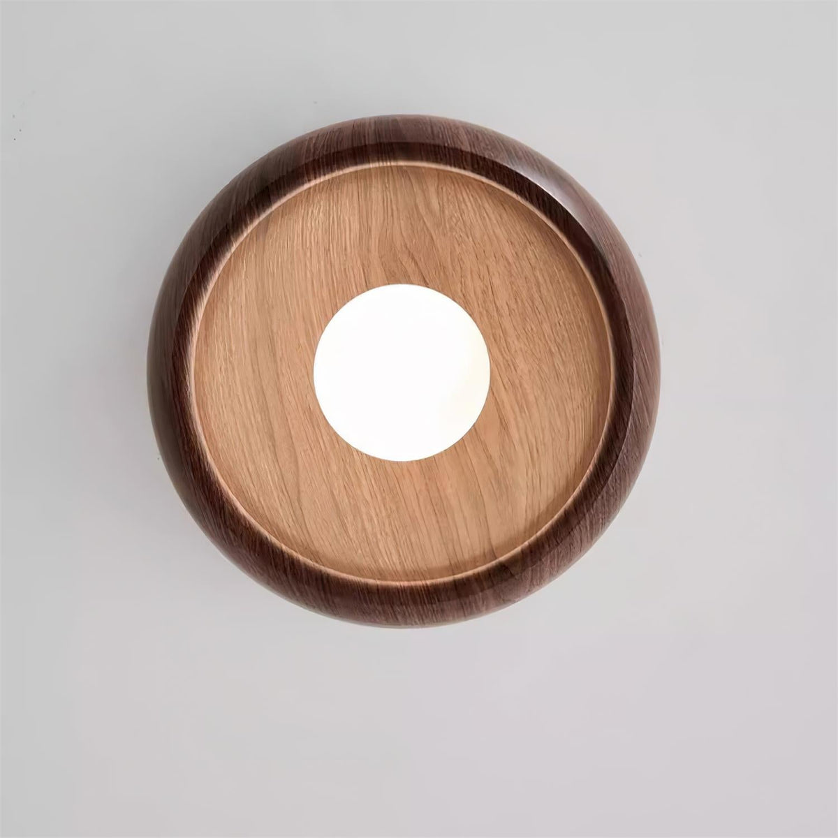 Alba Minimalist Wooden LED Ceiling Light